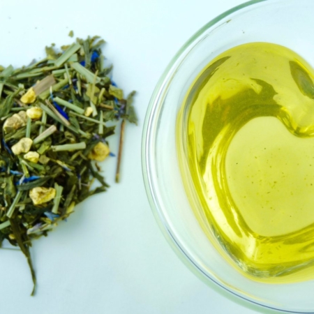 thé vert saveur citron