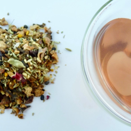 infusion fruitée saveur pomme cannelle anis